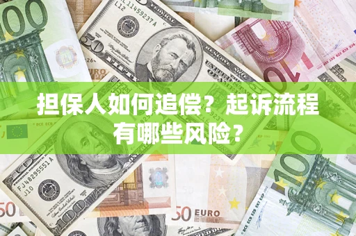 济南担保人如何追偿？起诉流程有哪些风险？